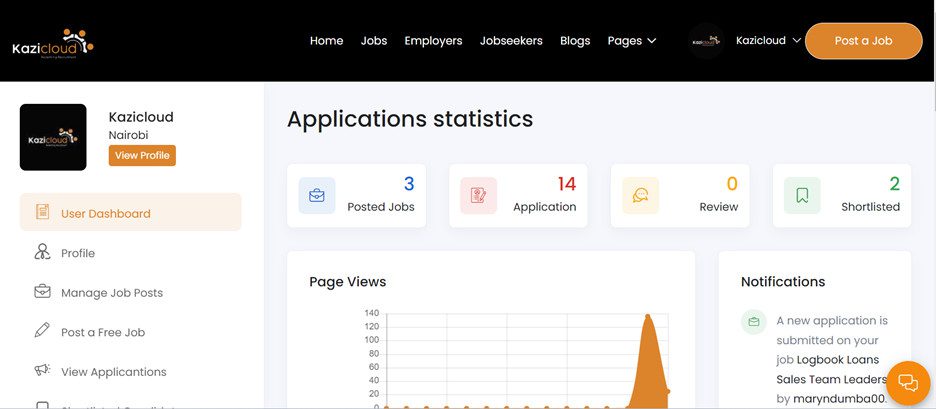FAQs 4 Recruitment agency in Kenya - Kazicloud_employer_dashboard